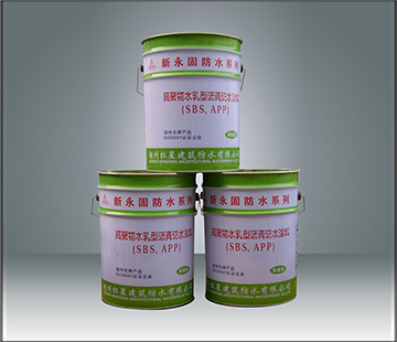 高聚物水乳型瀝青防水涂料
